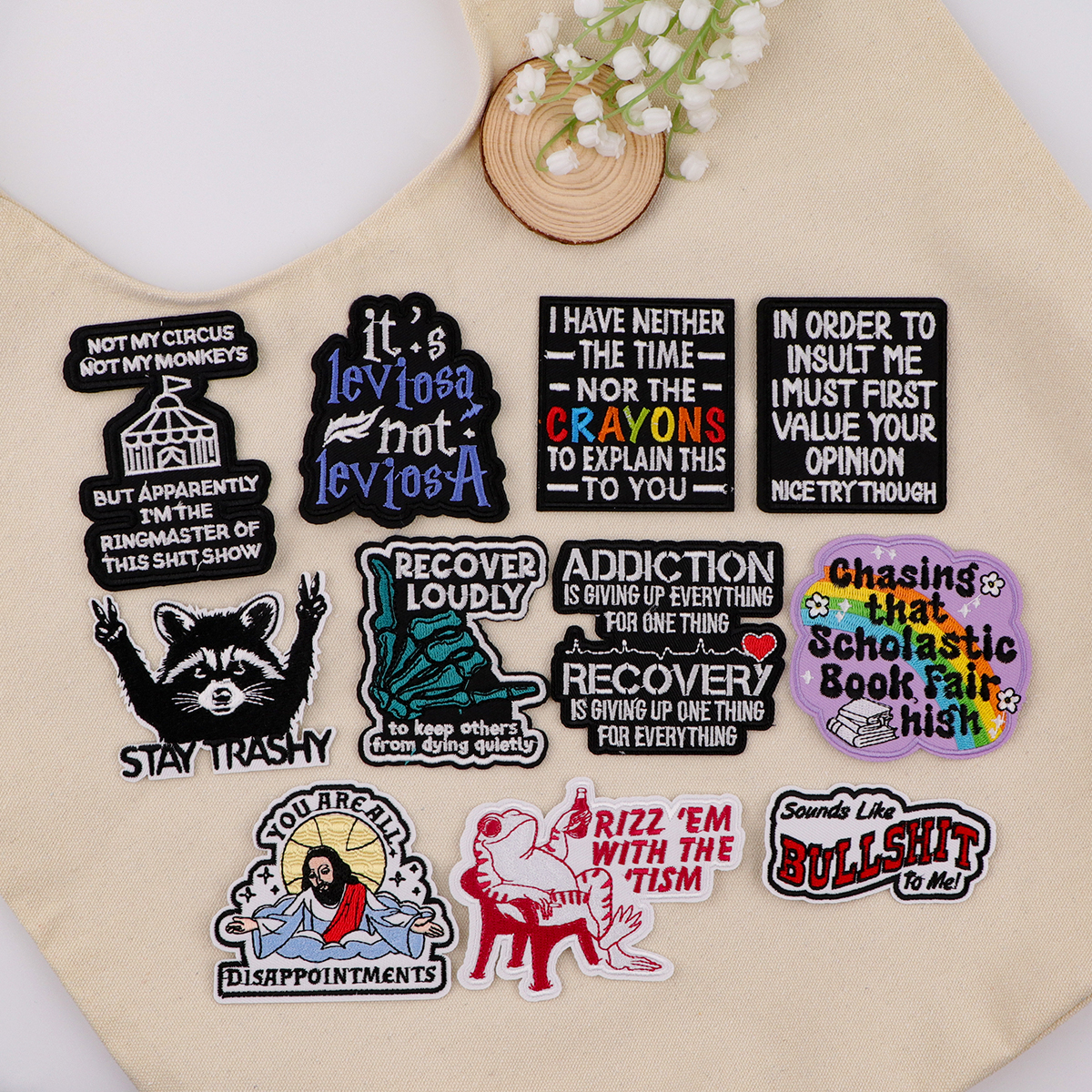 Women Accessories Quotes - Quotes Patches On Clothes Funny Frog
