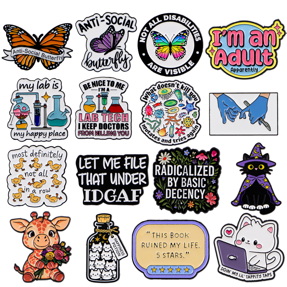 Women Accessories Quotes - I'm an Adult Apparently Lapel Pins