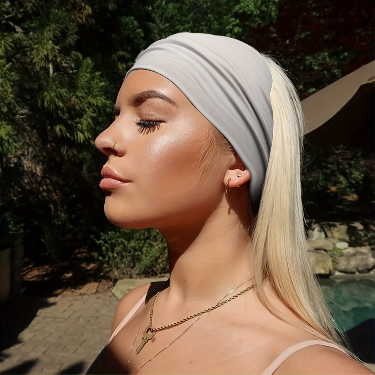 Women'S Running Accessories - 4pcs Women's Wide Headbands, Turban Headbands