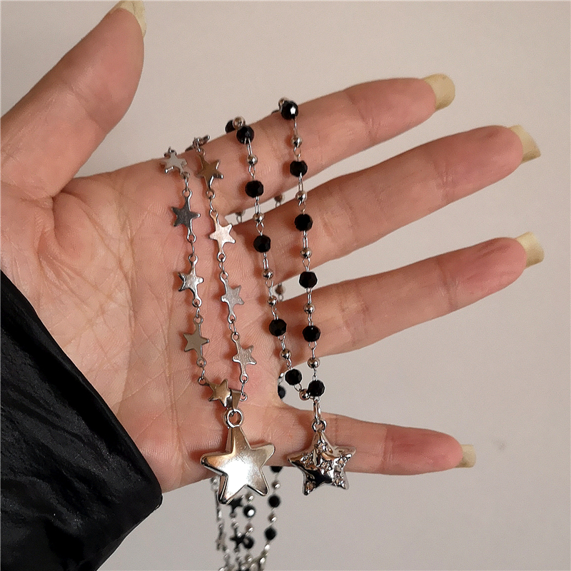 Women'S Accessories In The 90S - Kpop Cool Punk Vintage Star Pendant