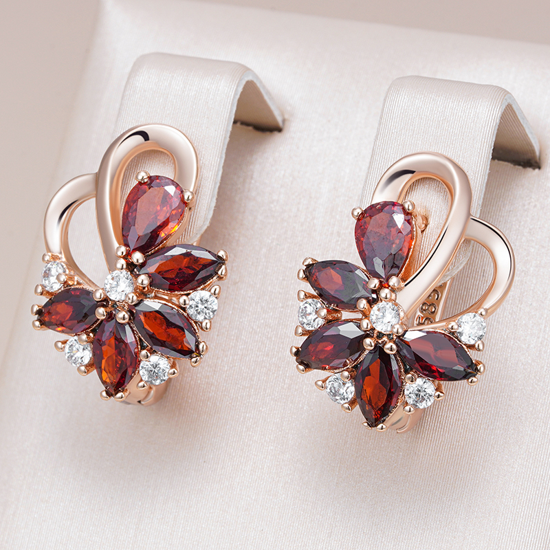 Women Accessories In English - Kinel Unique Design 585 Rose Gold