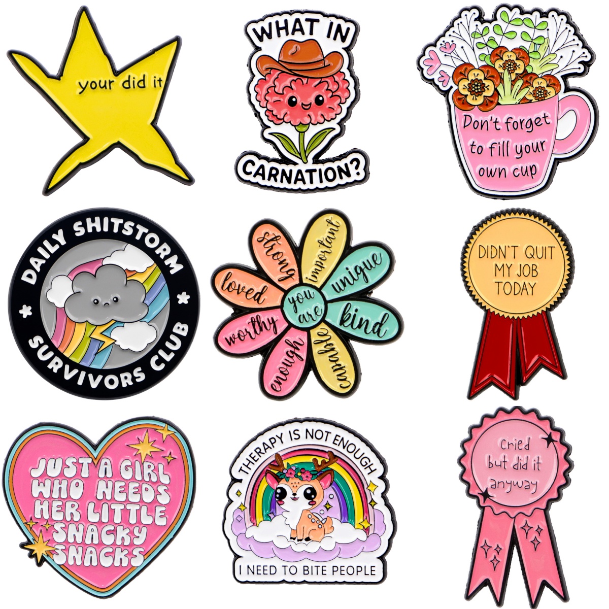 Women Accessories Quotes - Inspirational Quotes Brooches For Women Flowers