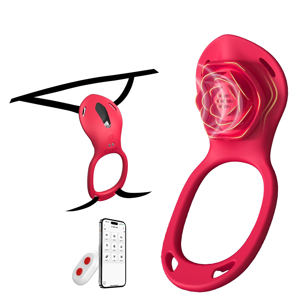 Women Accessories App - Remote Control Cock Ring for Couple