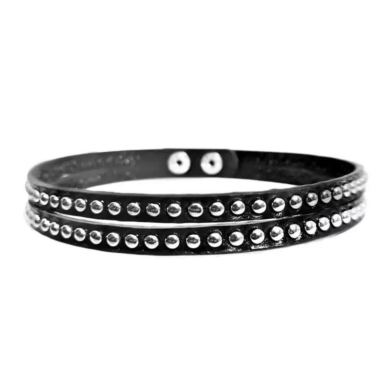 Punk Jewelry Rivet Choker Leat - Women'S Accessories In The 90S reseña y precio