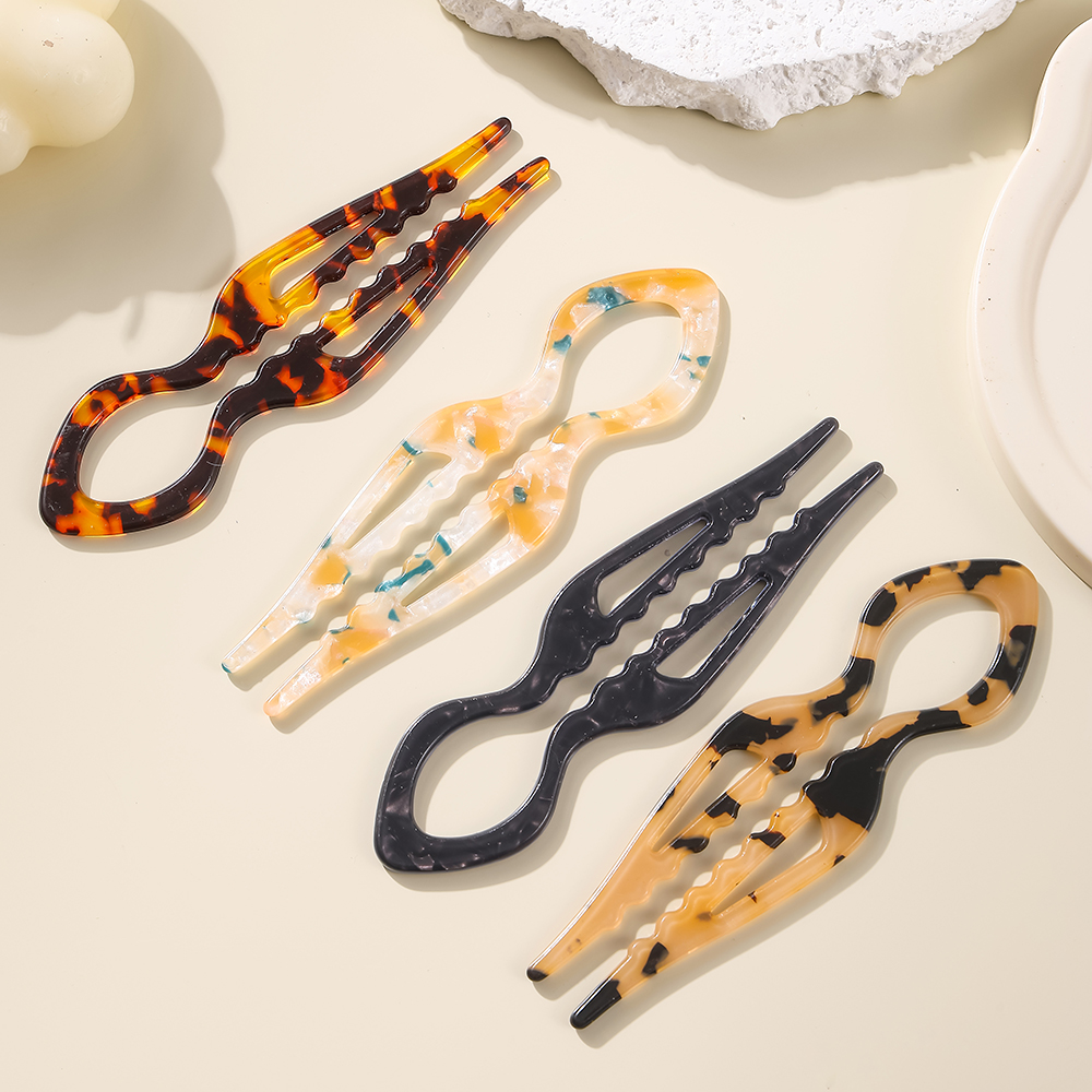 U-Shaped Hair Sticks Tortoises - Hair Fork Stick reseña y precio