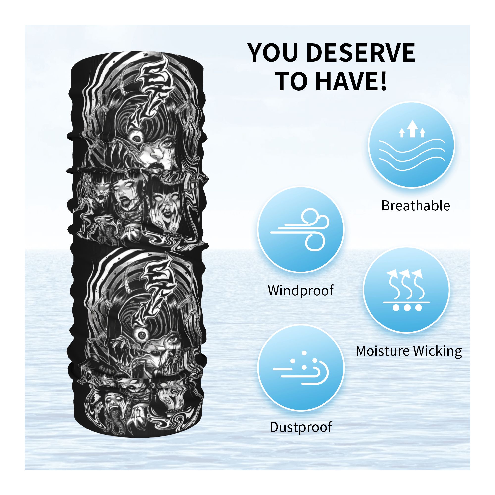 Japan Horror Anime Junji Ito   - Women'S Running Accessories reseña y precio