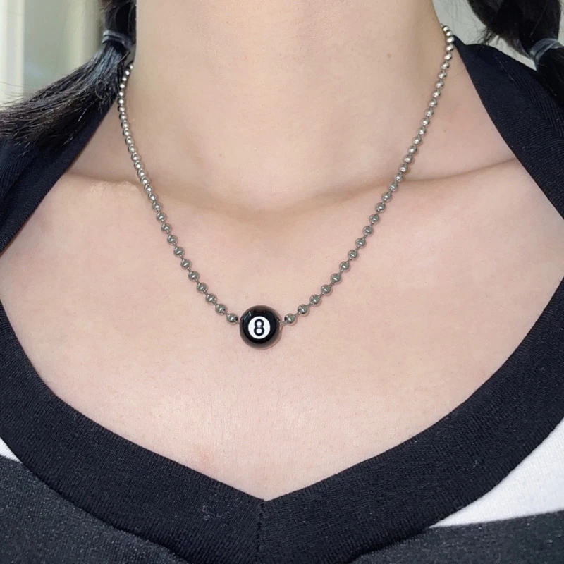 Kpop Fashion Vintage Black 8 B - Women'S Accessories In The 90S reseña y precio