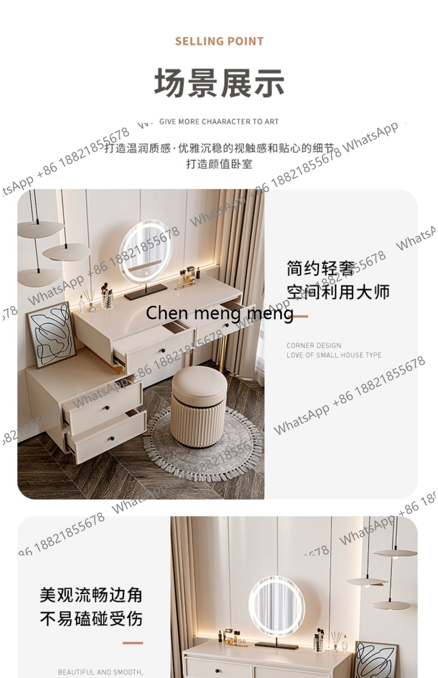 Modern Apartment Dressing Tabl - Women Accessories Drawer reseña y precio