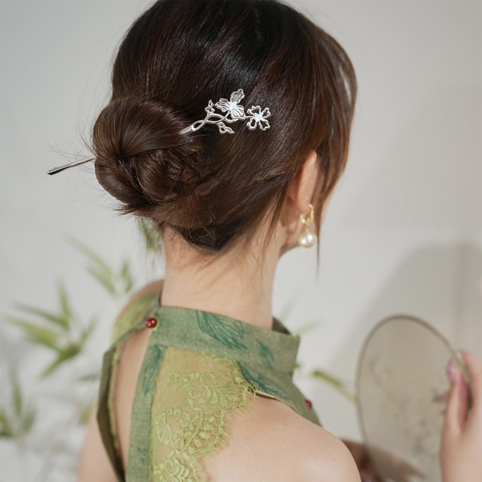 Silver Color Alloy Hair Sticks - Hair Fork Stick reseña y precio