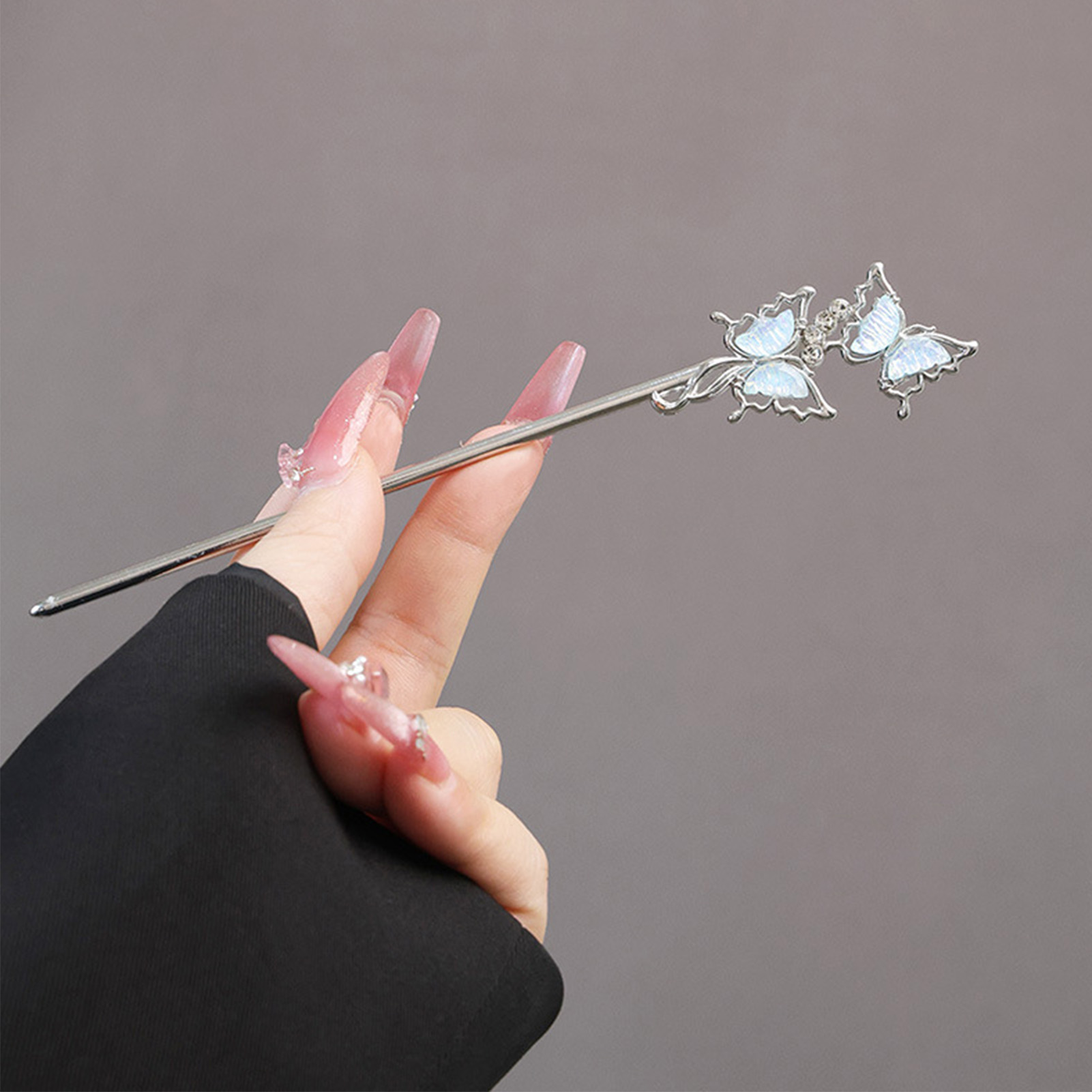 Silver Color Alloy Hair Sticks - Hair Fork Stick reseña y precio