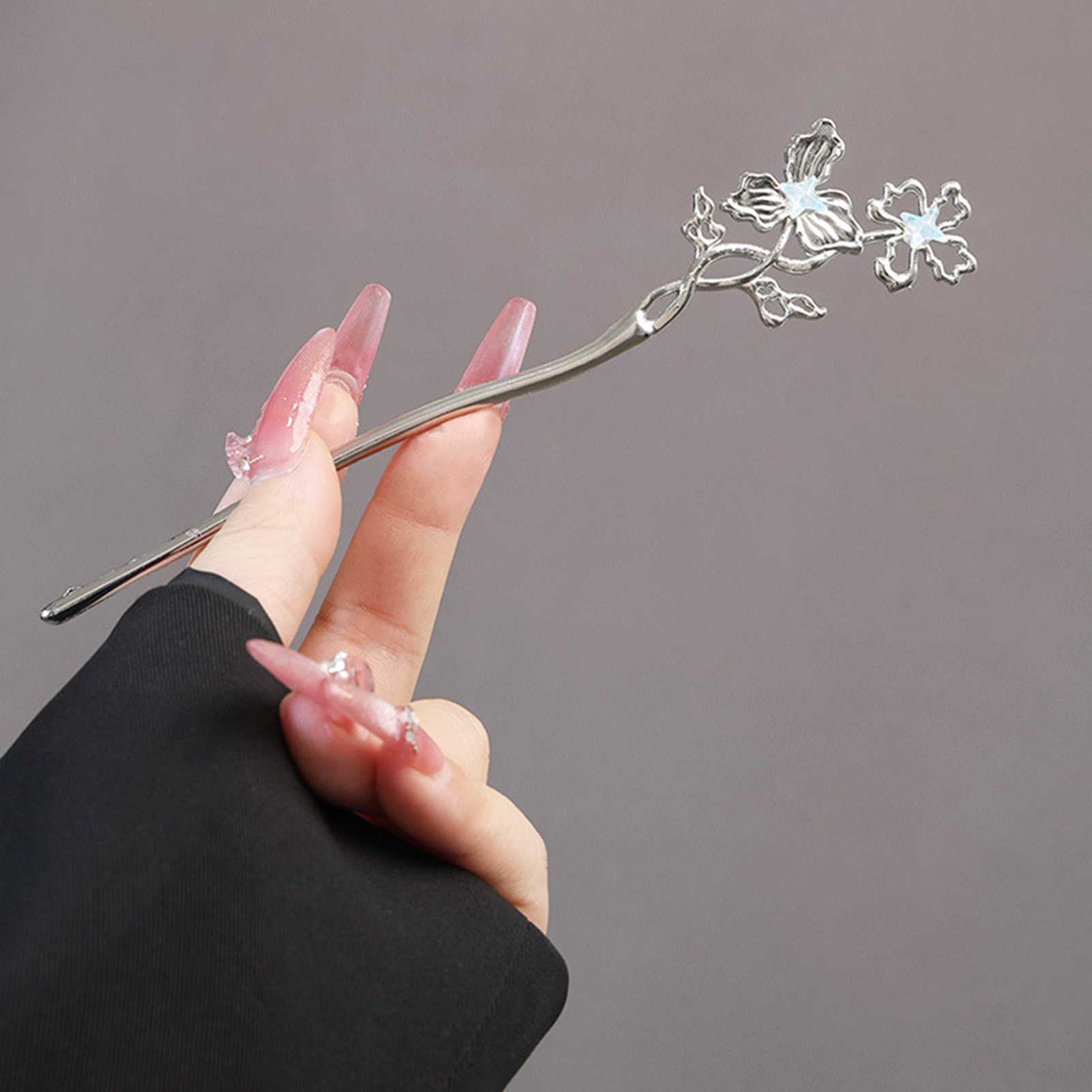 Silver Color Alloy Hair Sticks - Hair Fork Stick reseña y precio