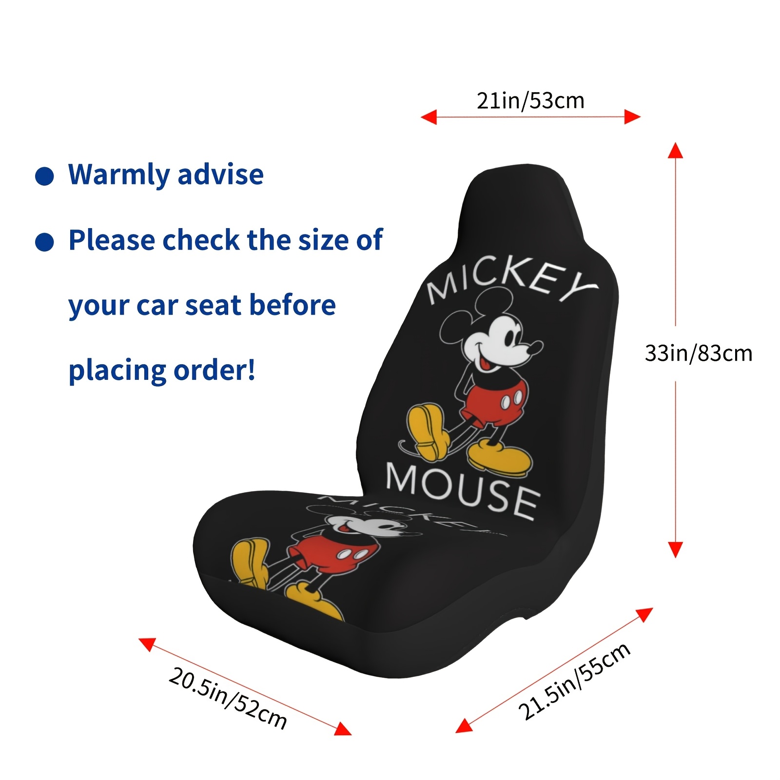 Mickey Mouse Pattern Car Seat  - Women'S Accessories Vans reseña y precio