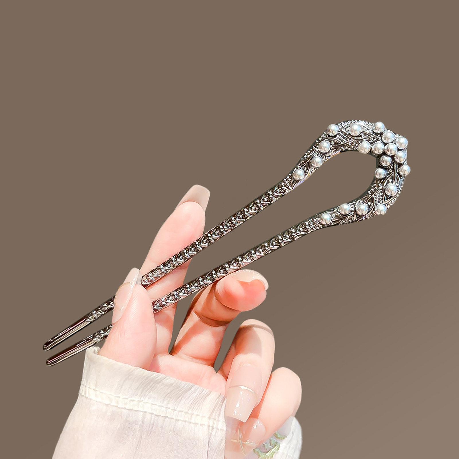 Fashion Metal U Shape Hair Cli - Hair Fork Stick reseña y precio