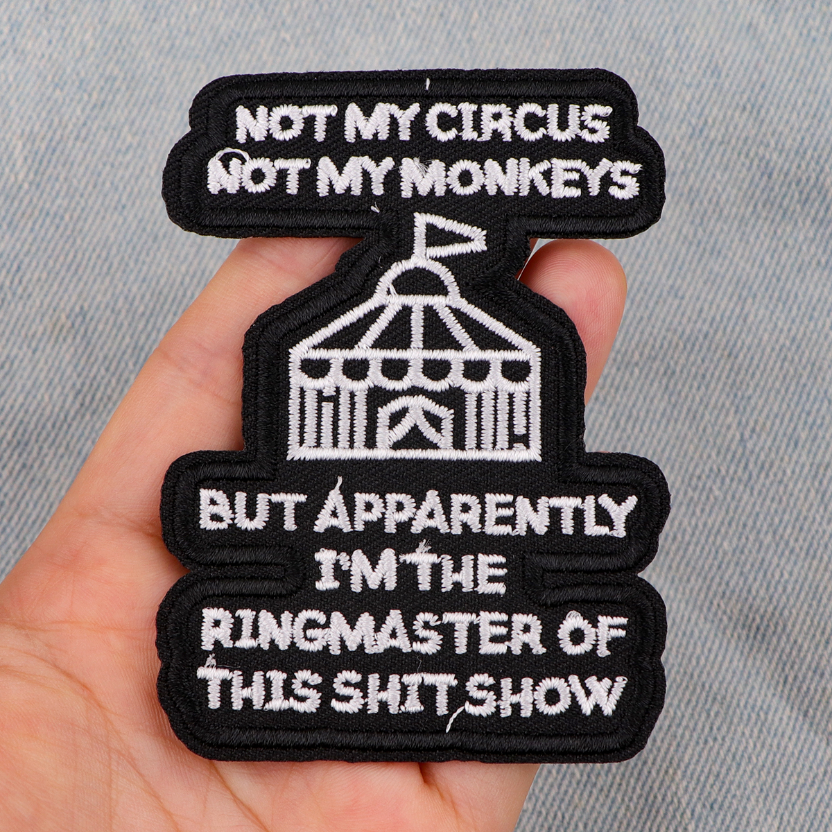 Quotes Patches On Clothes Funn - Women Accessories Quotes reseña y precio