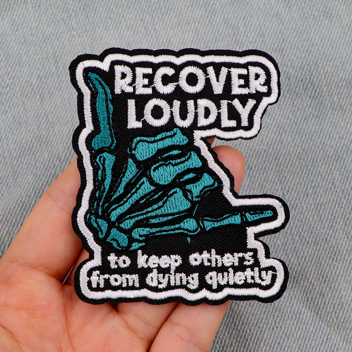 Quotes Patches On Clothes Funn - Women Accessories Quotes reseña y precio