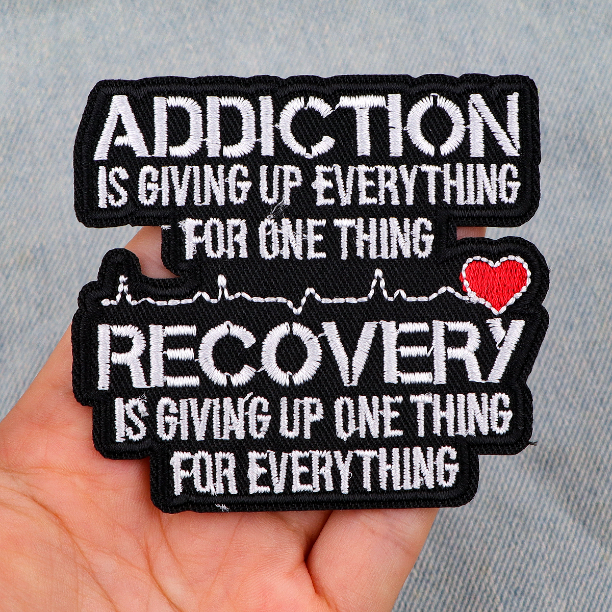 Quotes Patches On Clothes Funn - Women Accessories Quotes reseña y precio