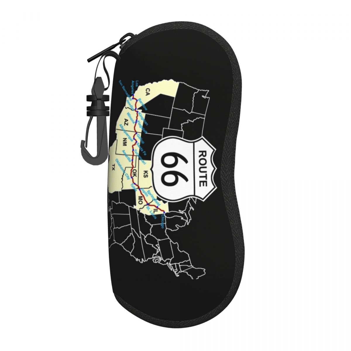Custom Route 66 Map Shell Eyeg - Women Accessories Usa reseña y precio