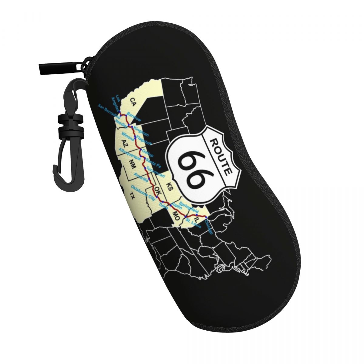 Custom Route 66 Map Shell Eyeg - Women Accessories Usa reseña y precio