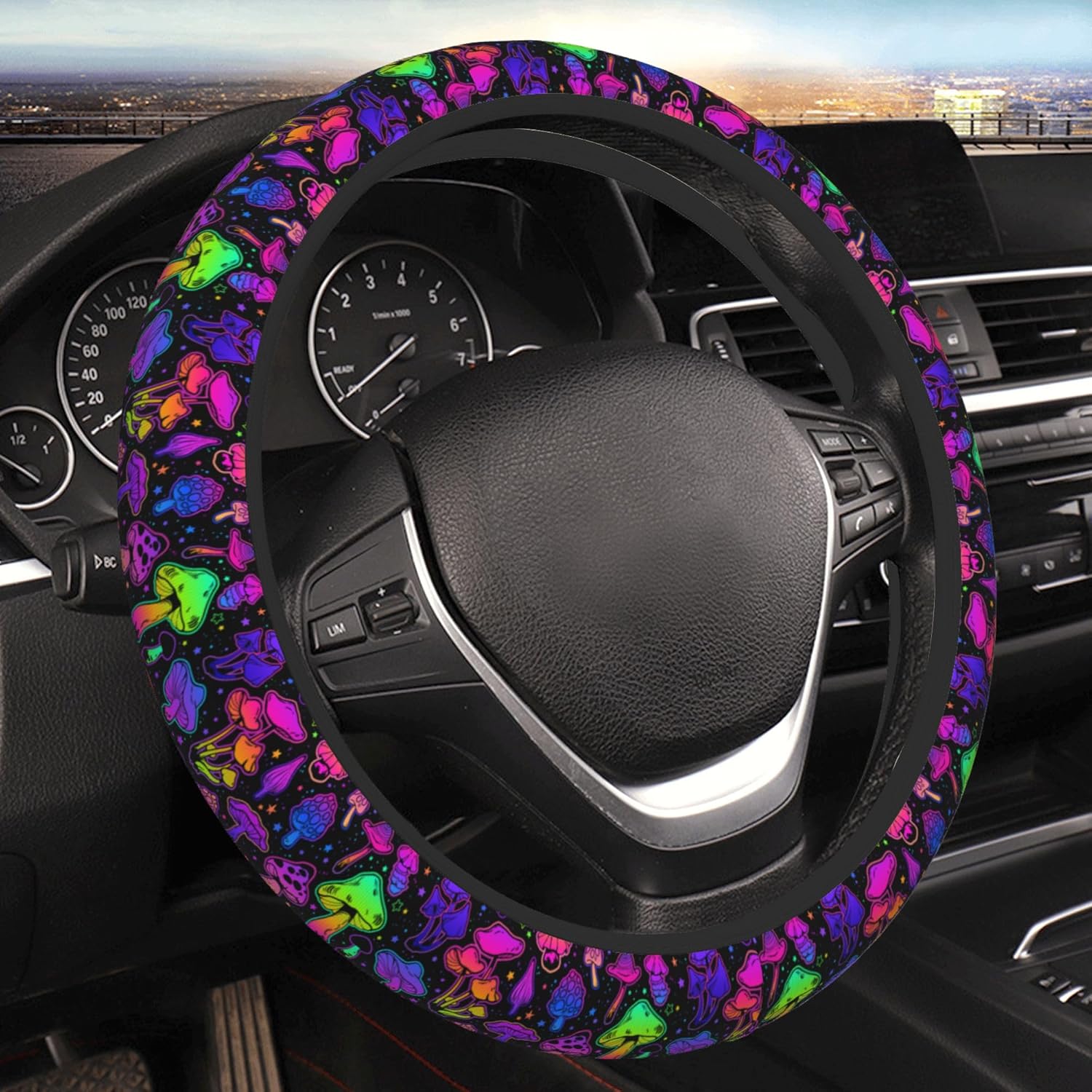 Mushrooms Steering Wheel Cover - Women'S Accessories Vans reseña y precio
