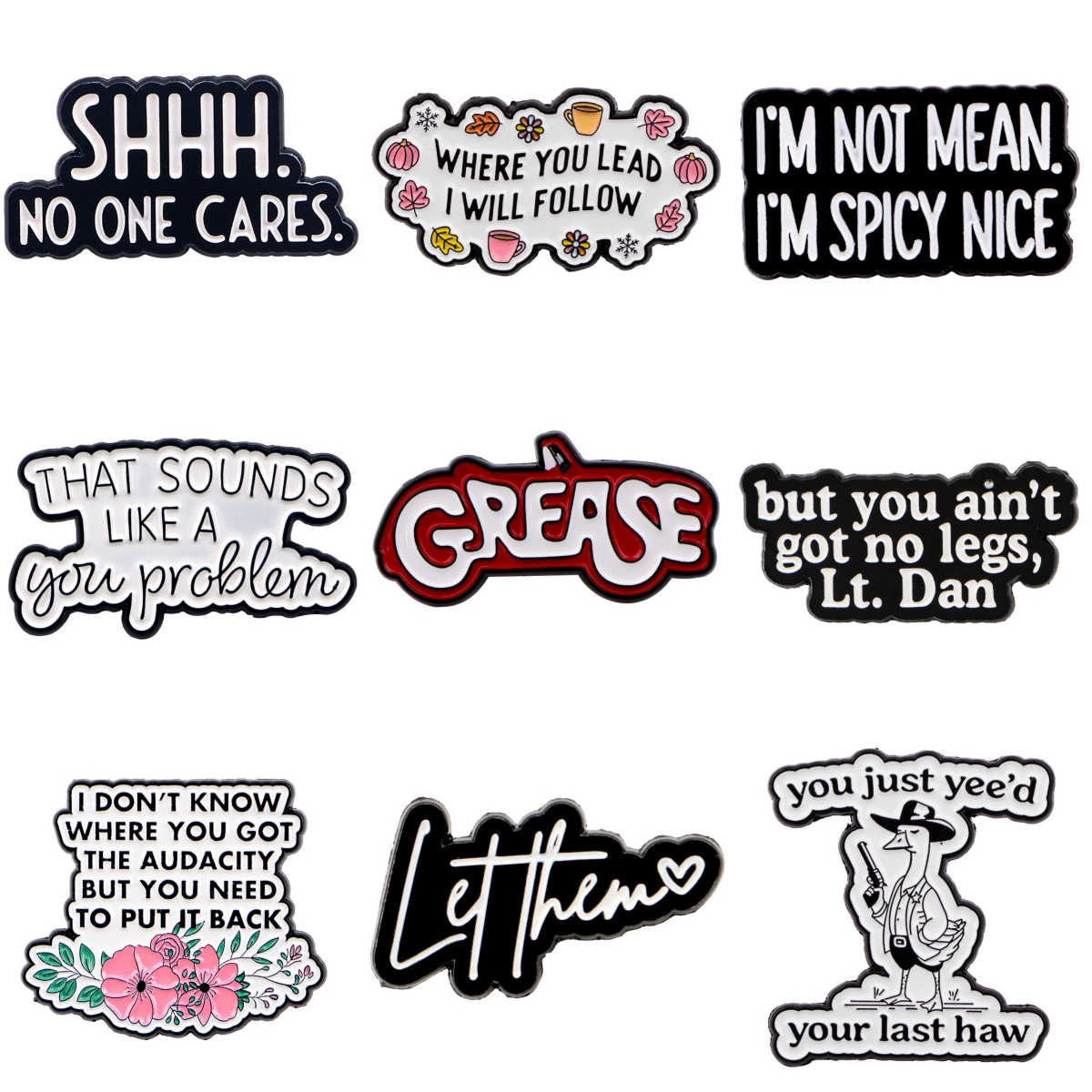 I DON'T KNOW Brooches For Wome - Women Accessories Quotes reseña y precio