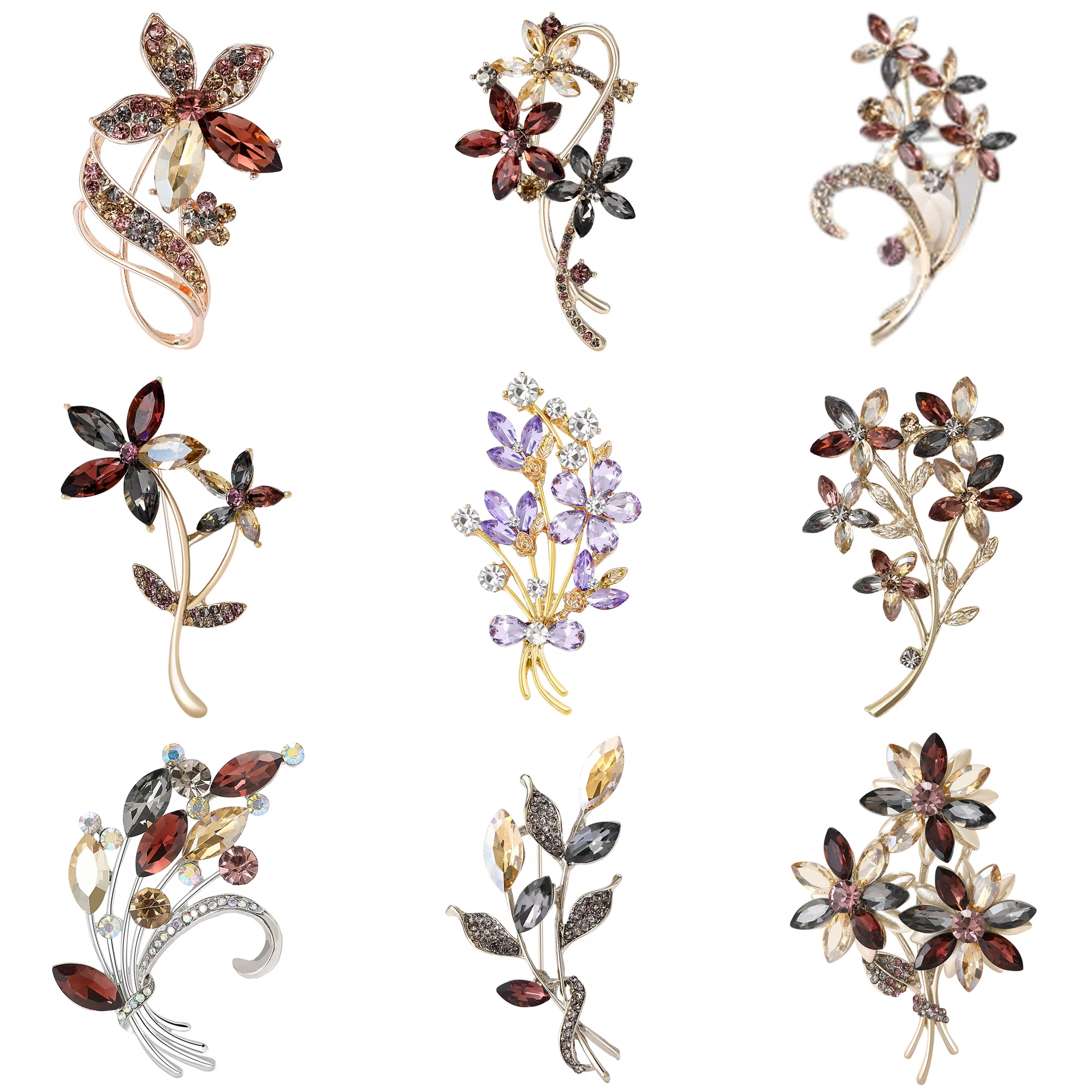 Luxury Rhinestone Flower Bouqu - Women Accessories Bouquet reseña y precio