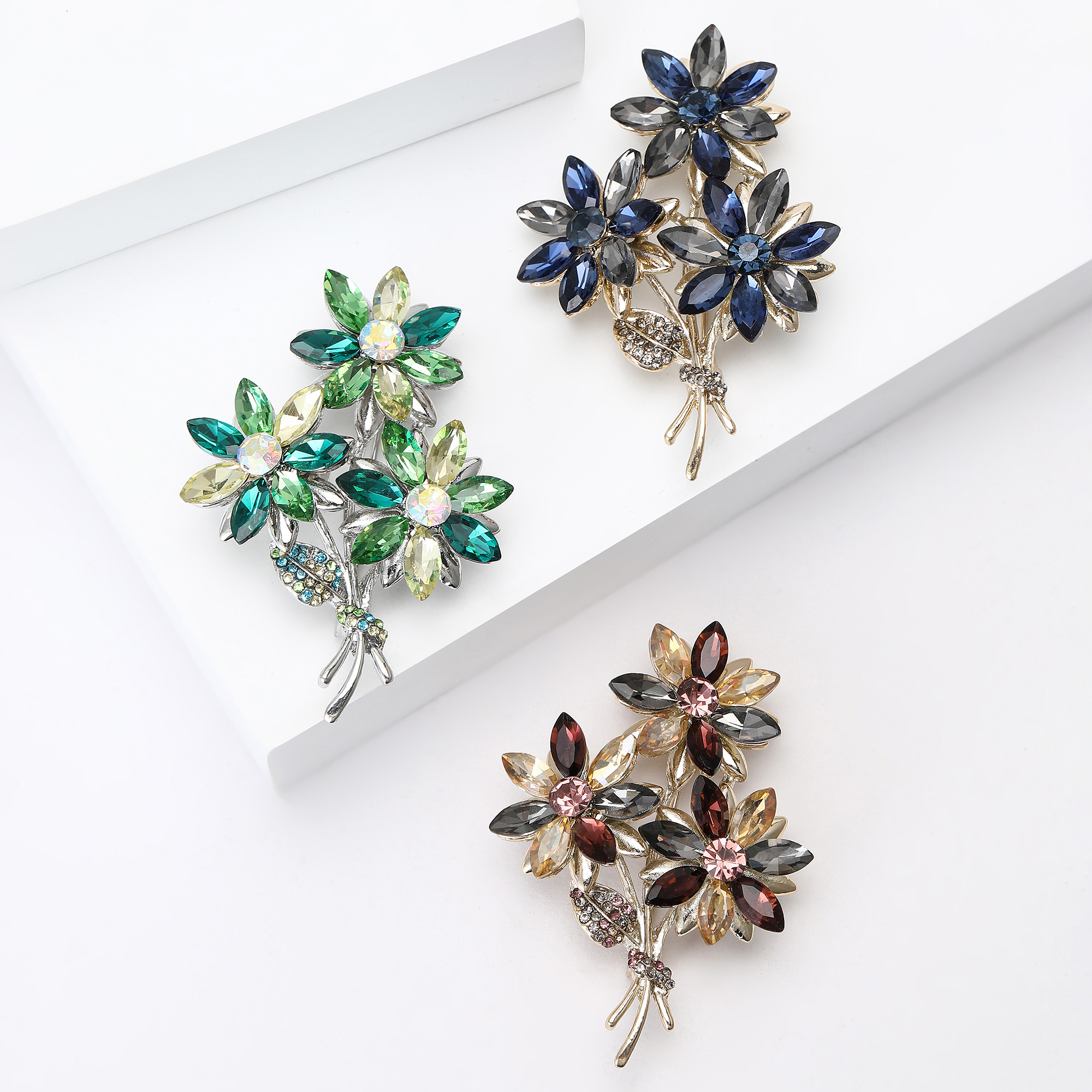 Luxury Rhinestone Flower Bouqu - Women Accessories Bouquet reseña y precio