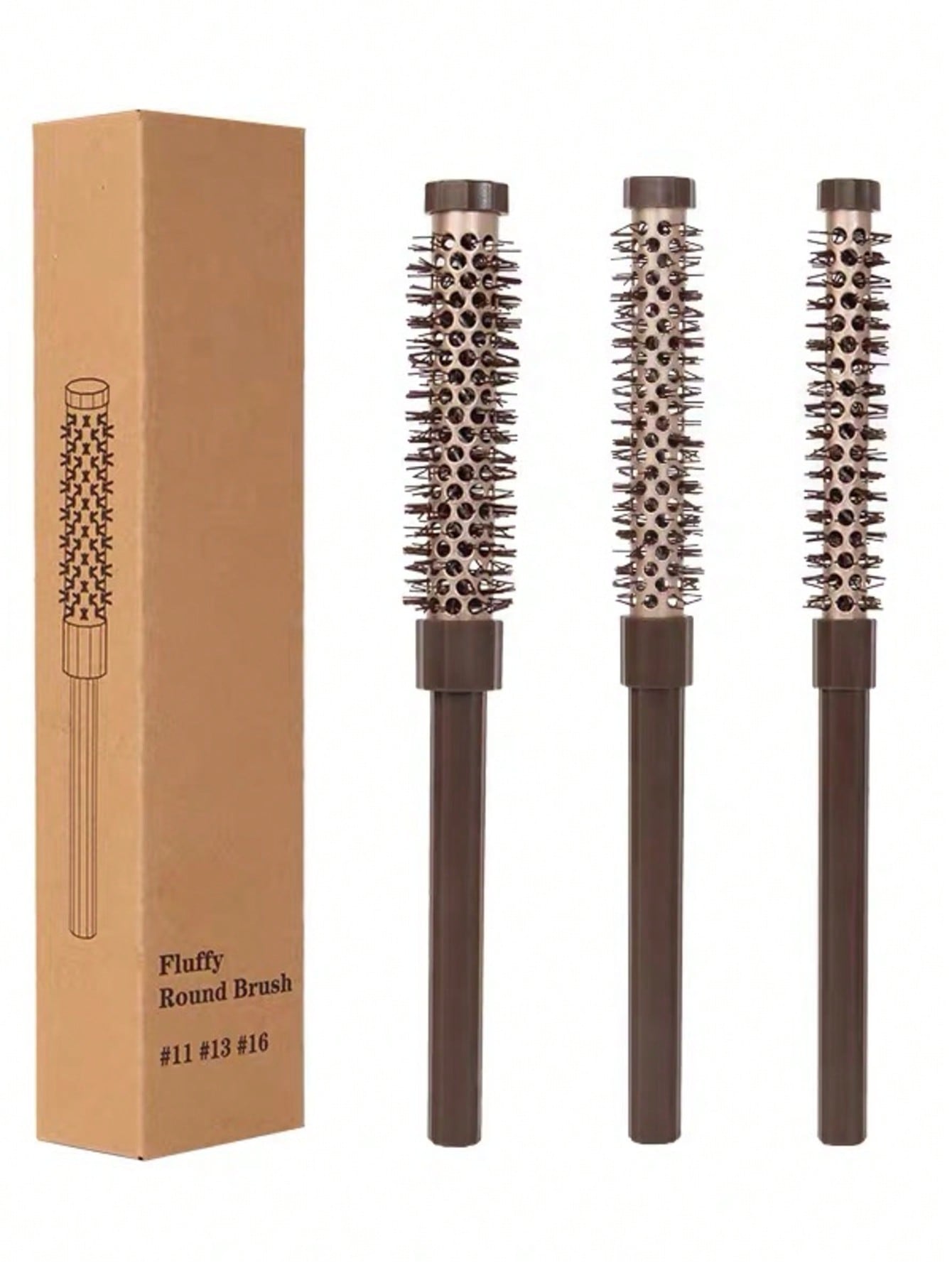 3Pcs Roller Comb Hair Brush -  - Women'S Essential Accessories reseña y precio