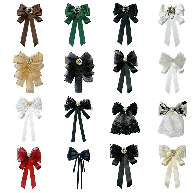 Korean Fabric Bow Tie Brooch P - Women Accessories Bouquet reseña y precio