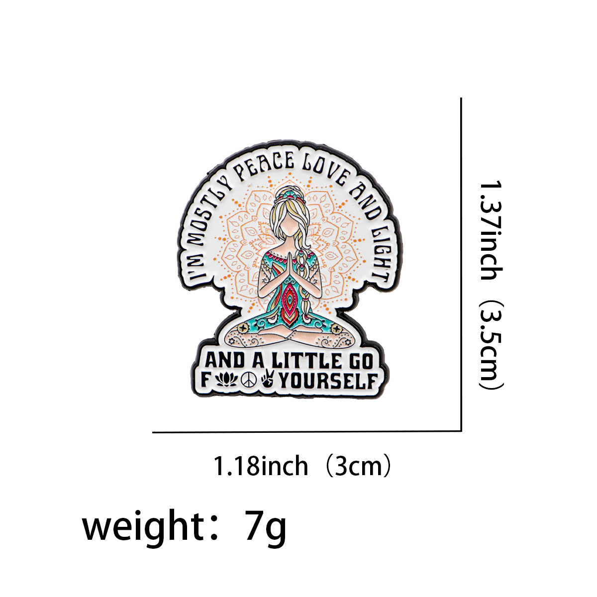 Funny Yoga Enamel Pins Humorou - Women Accessories Quotes reseña y precio