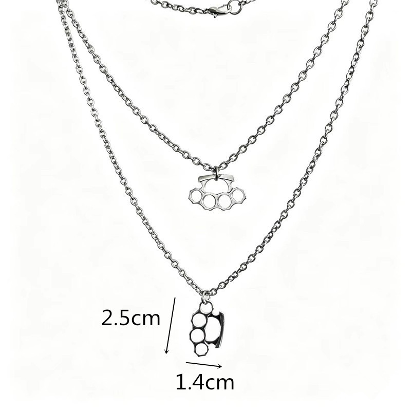 Punk Stainless Steel Women Nec - Women Accessories In English reseña y precio
