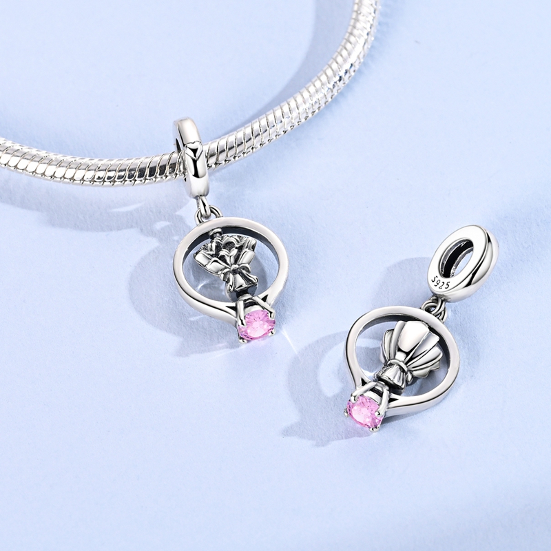 925 Silver Charm Bead Rotatabl - Women Accessories Bouquet reseña y precio