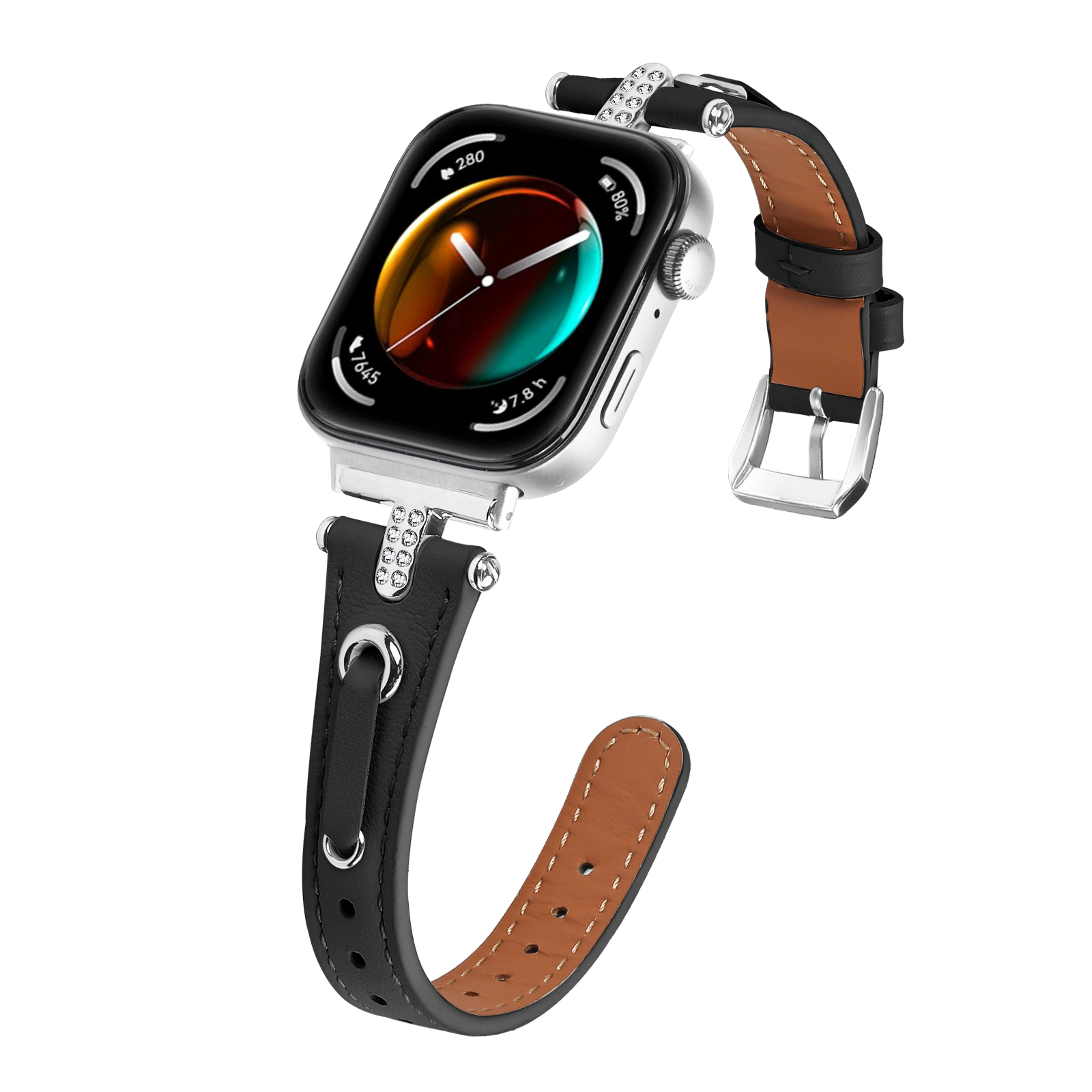 Leather band for Huawei Watch  - Women Accessories In English reseña y precio