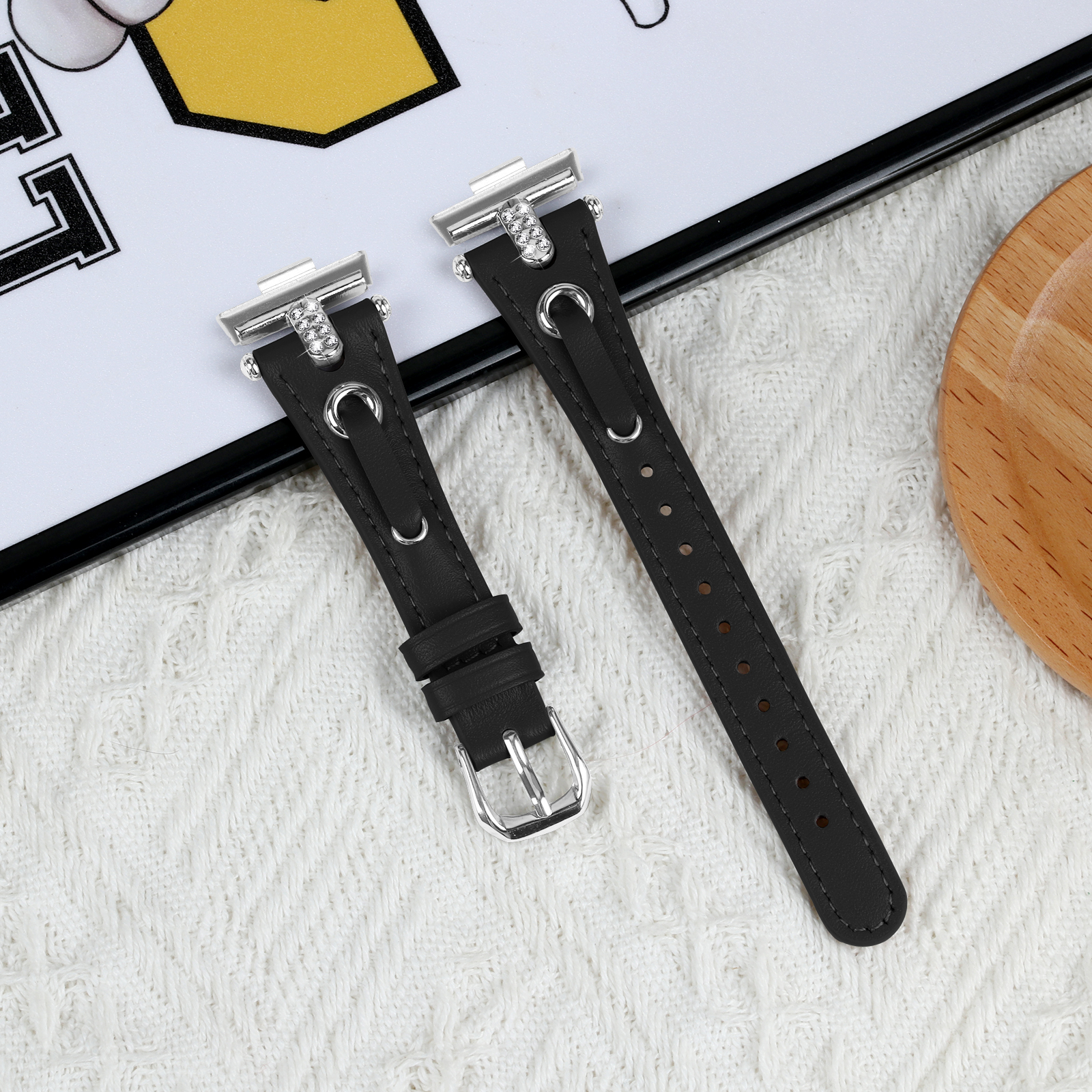 Leather band for Huawei Watch  - Women Accessories In English reseña y precio