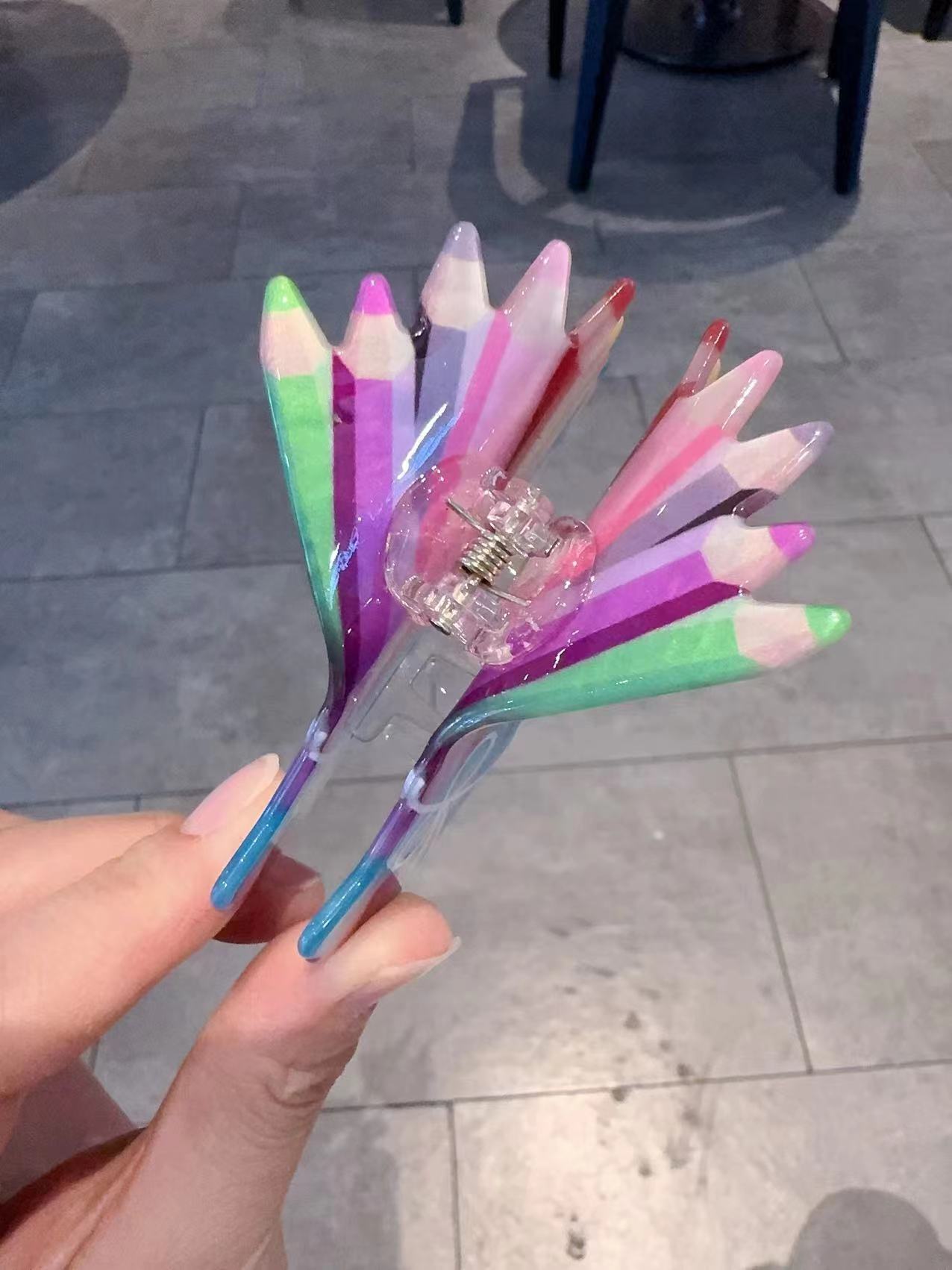 1 Colorful paintbrush grab cli - Women Accessories Bouquet reseña y precio