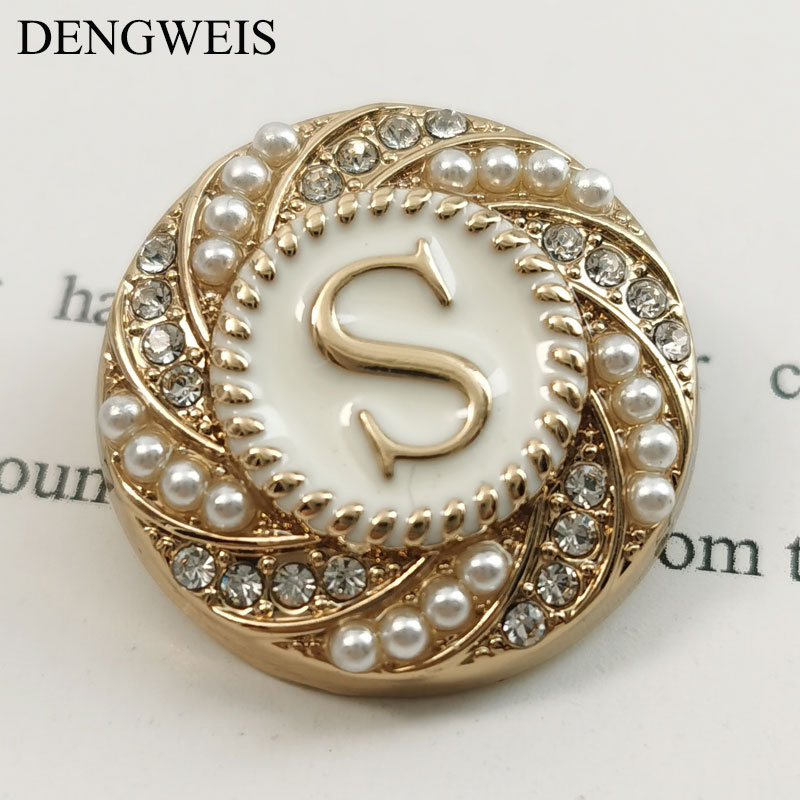 English Letter S Round Gold Me - Women Accessories In English reseña y precio