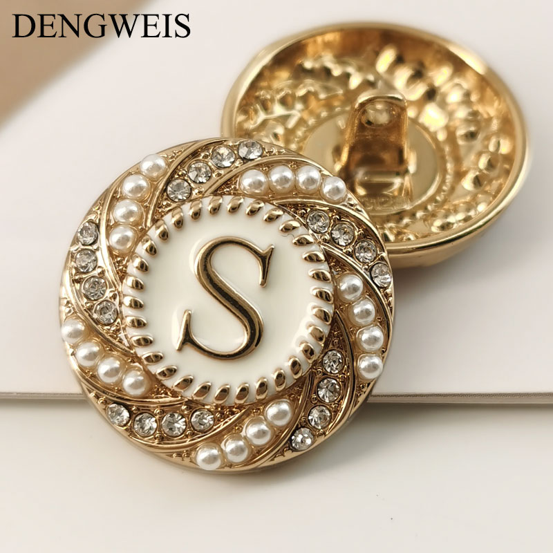 English Letter S Round Gold Me - Women Accessories In English reseña y precio