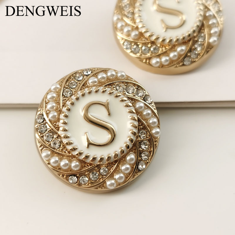 English Letter S Round Gold Me - Women Accessories In English reseña y precio