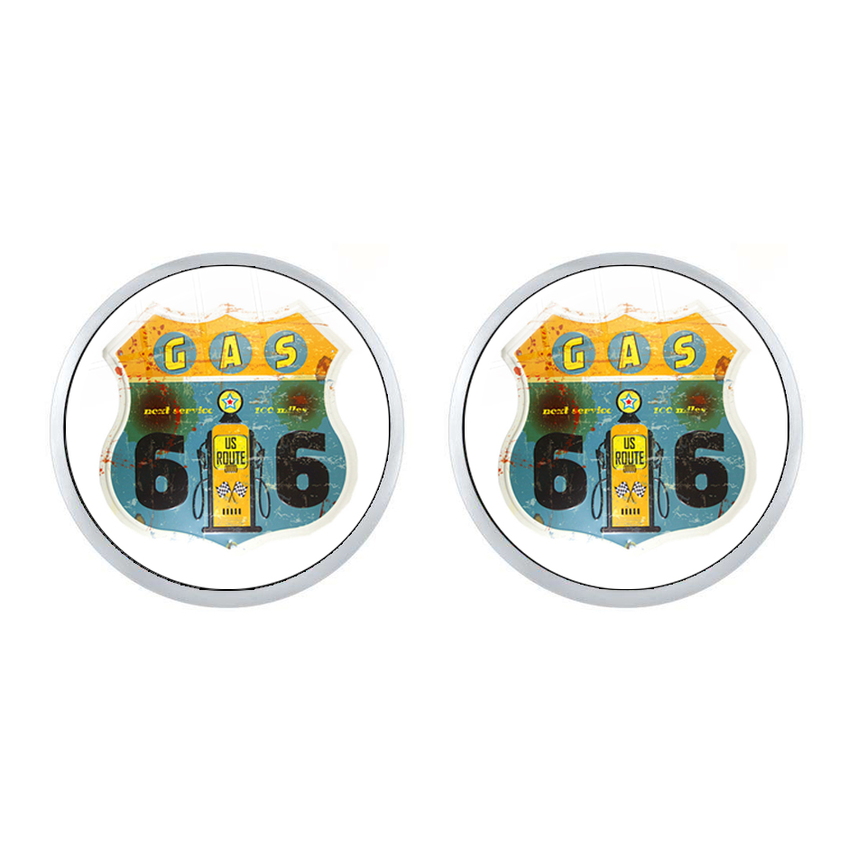 New Route US 66 Earrings 12mm  - Women Accessories Usa reseña y precio