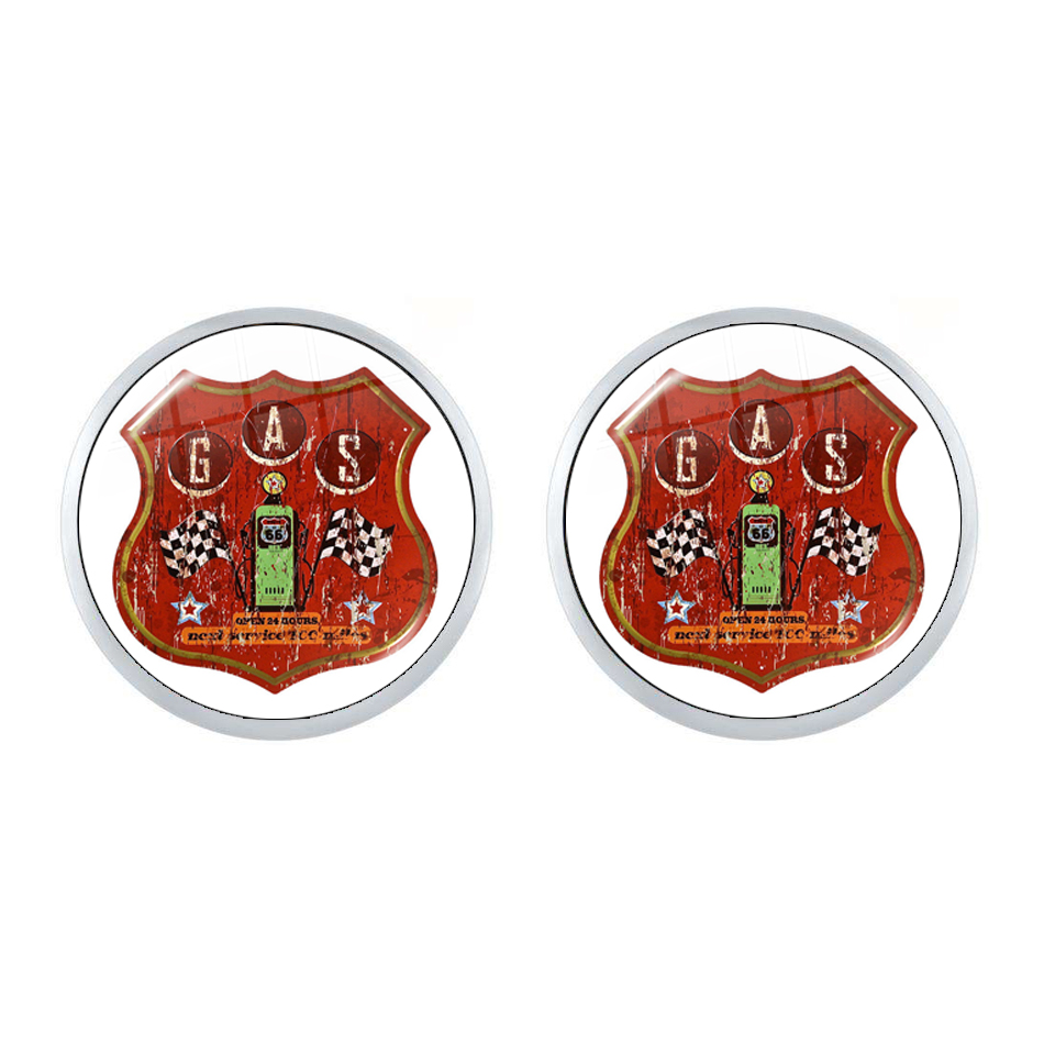 New Route US 66 Earrings 12mm  - Women Accessories Usa reseña y precio