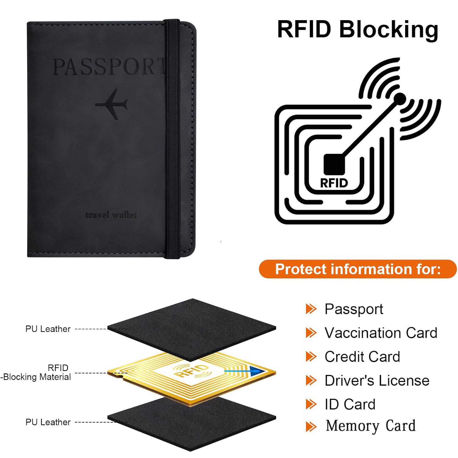 Passport Holder Wallet Cover T - Women'S Essential Accessories reseña y precio