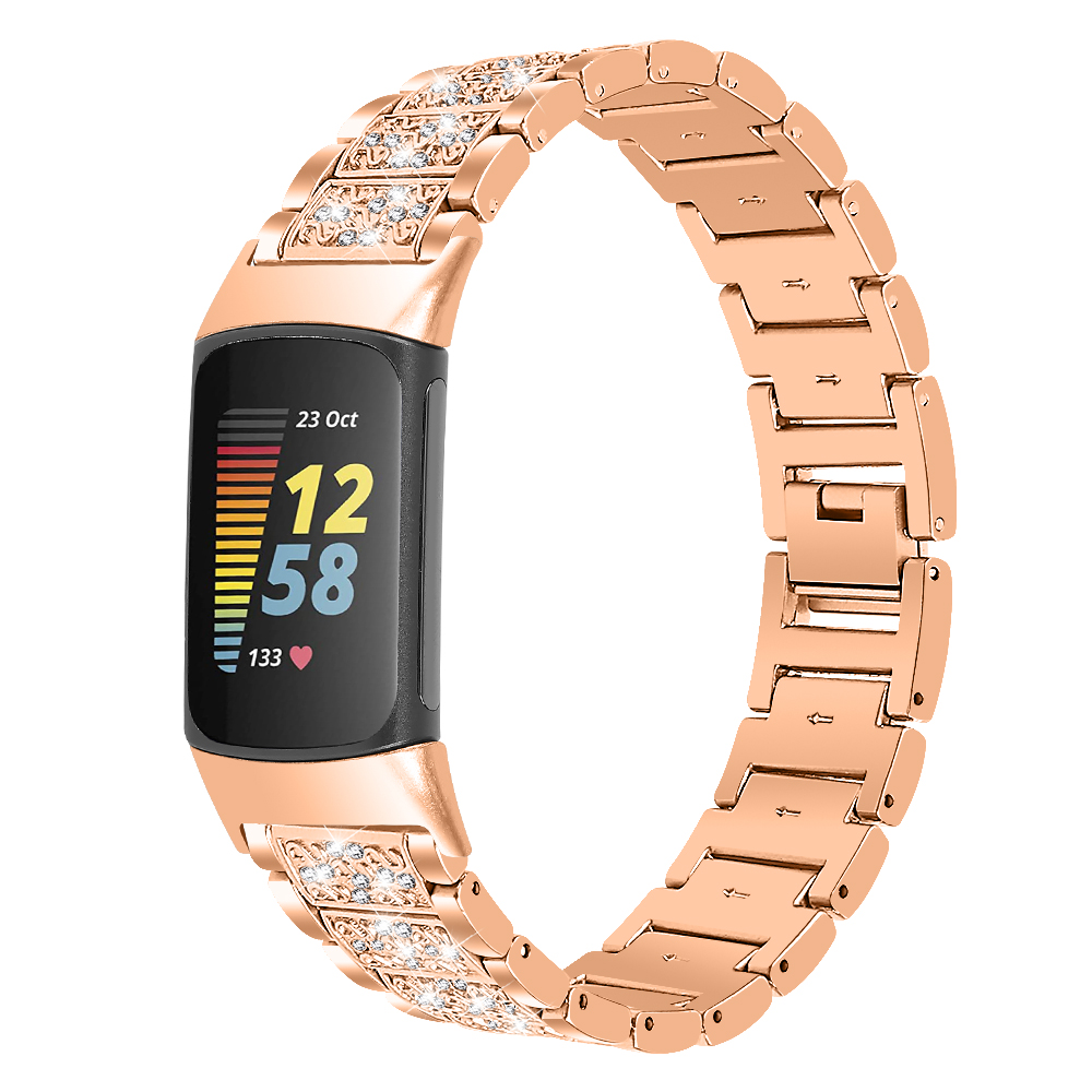 Diamond Stainless steel Band F - Women Accessories In English reseña y precio