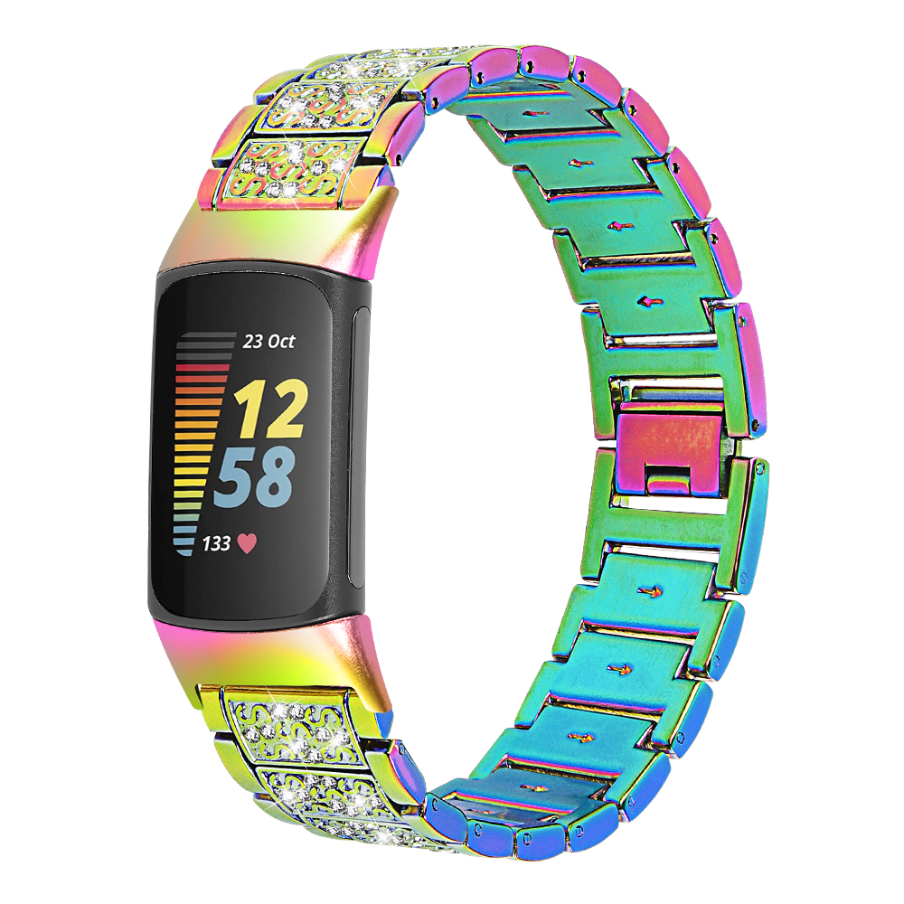 Diamond Stainless steel Band F - Women Accessories In English reseña y precio