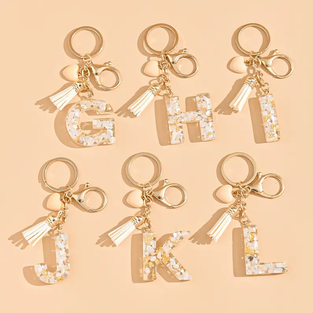 A-Z English Keychain Tassel Re - Women Accessories In English reseña y precio