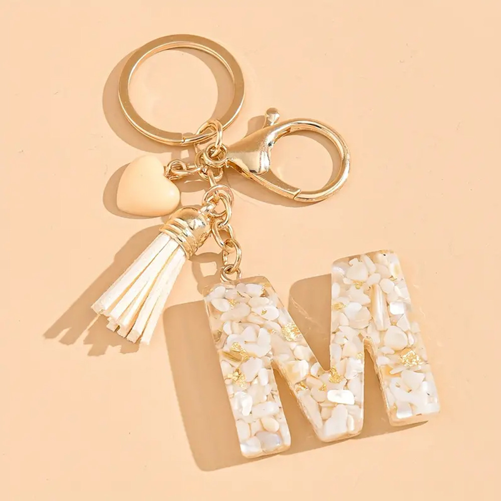 A-Z English Keychain Tassel Re - Women Accessories In English reseña y precio