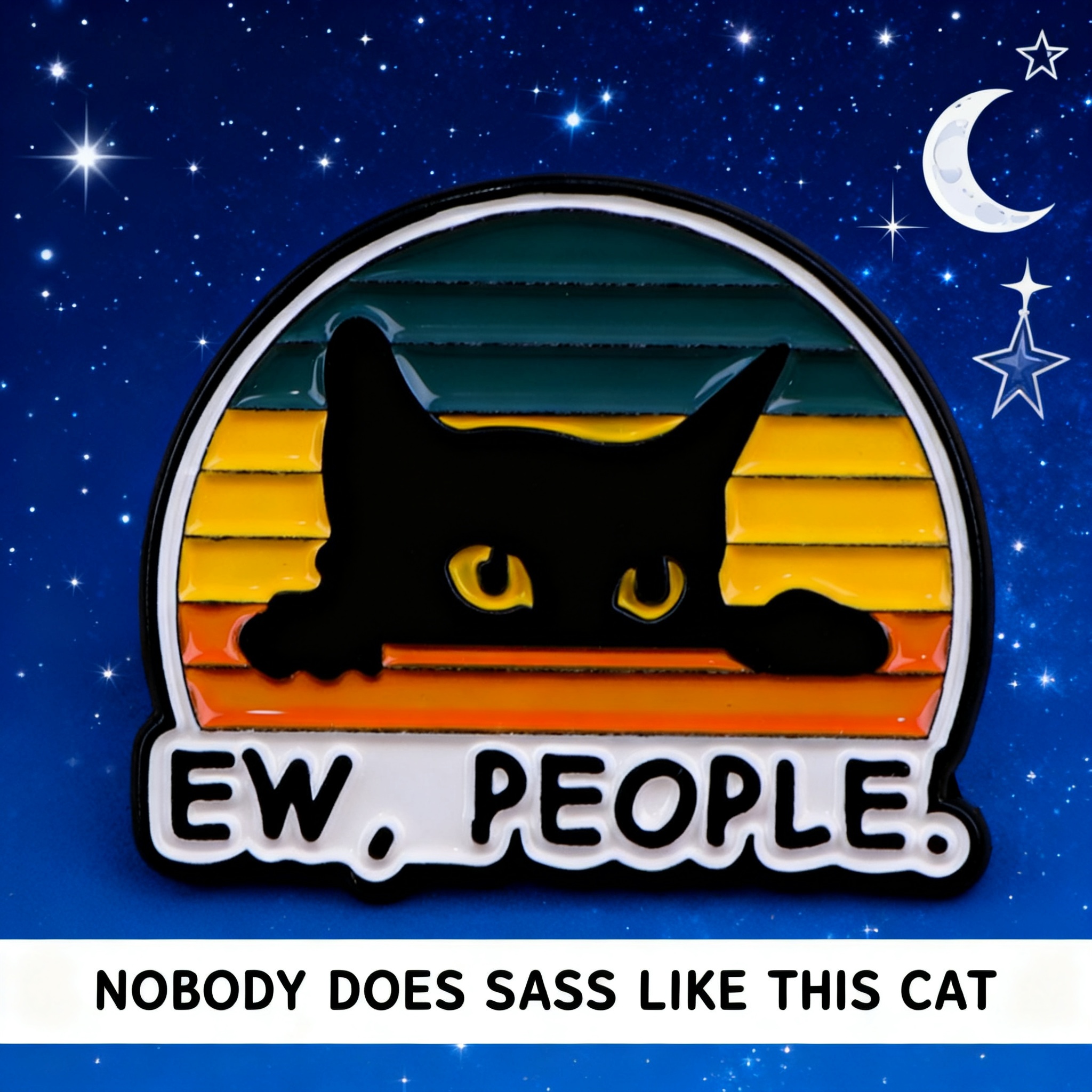 EW PEOPLE Enamel Pin Funny Sar - Women Accessories Quotes reseña y precio