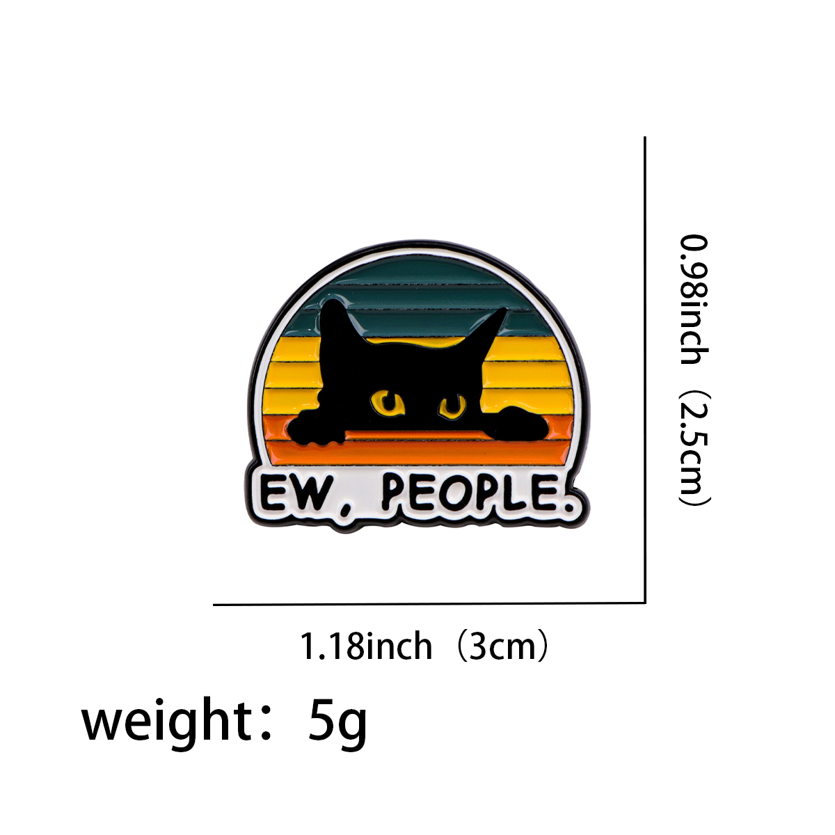 EW PEOPLE Enamel Pin Funny Sar - Women Accessories Quotes reseña y precio