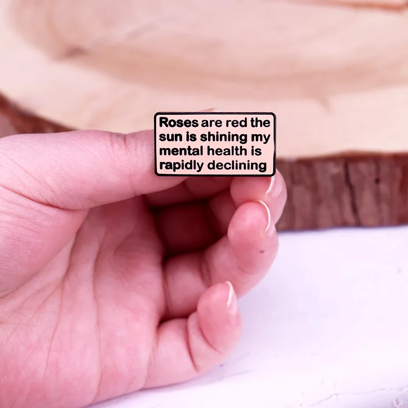 Humour English Quotation Metal - Women Accessories In English reseña y precio