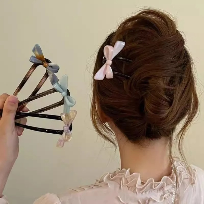 1 piece, sweet bow U-shaped ha - Hair Fork Stick reseña y precio
