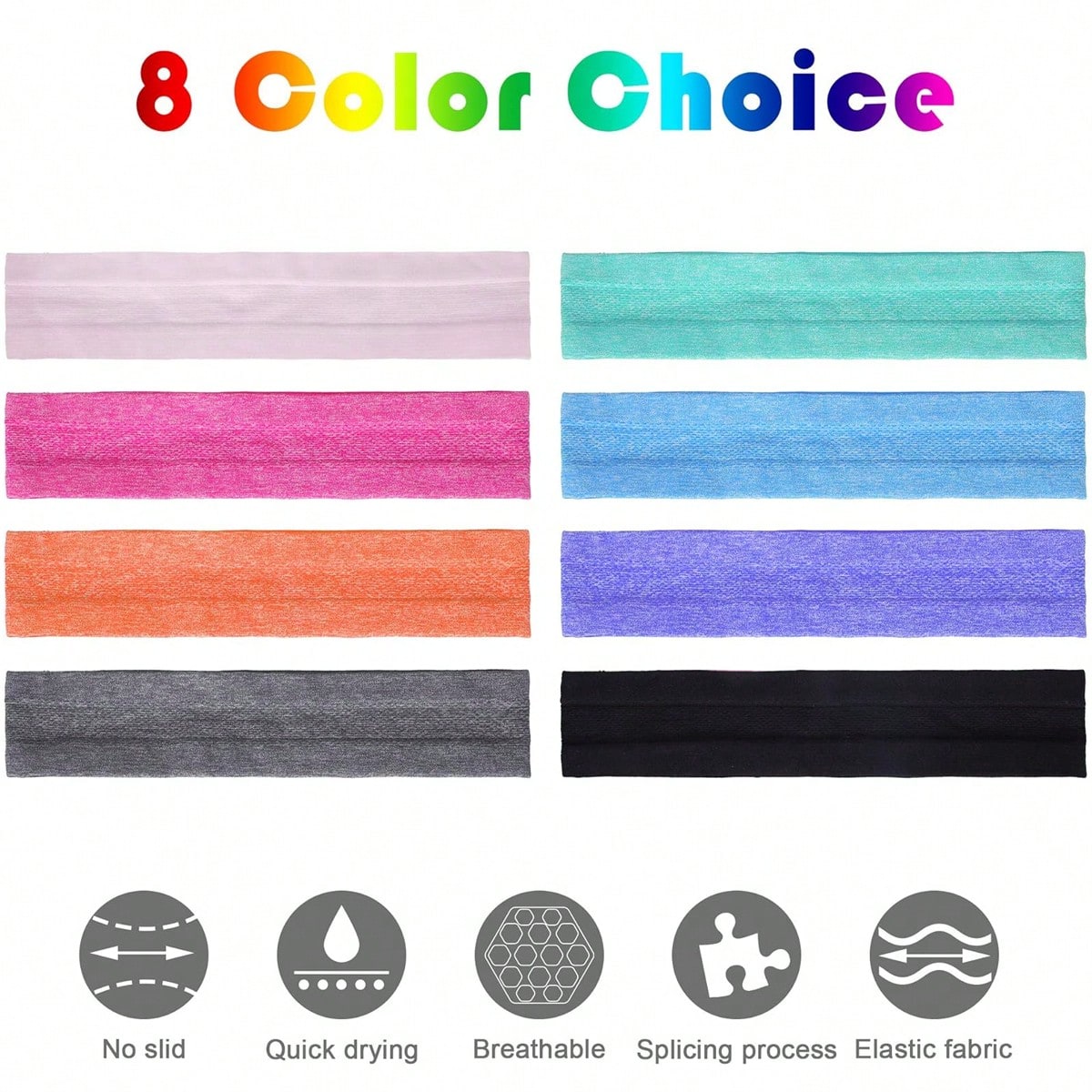 Sweatbands Non Slip Headbands  - Women'S Running Accessories reseña y precio