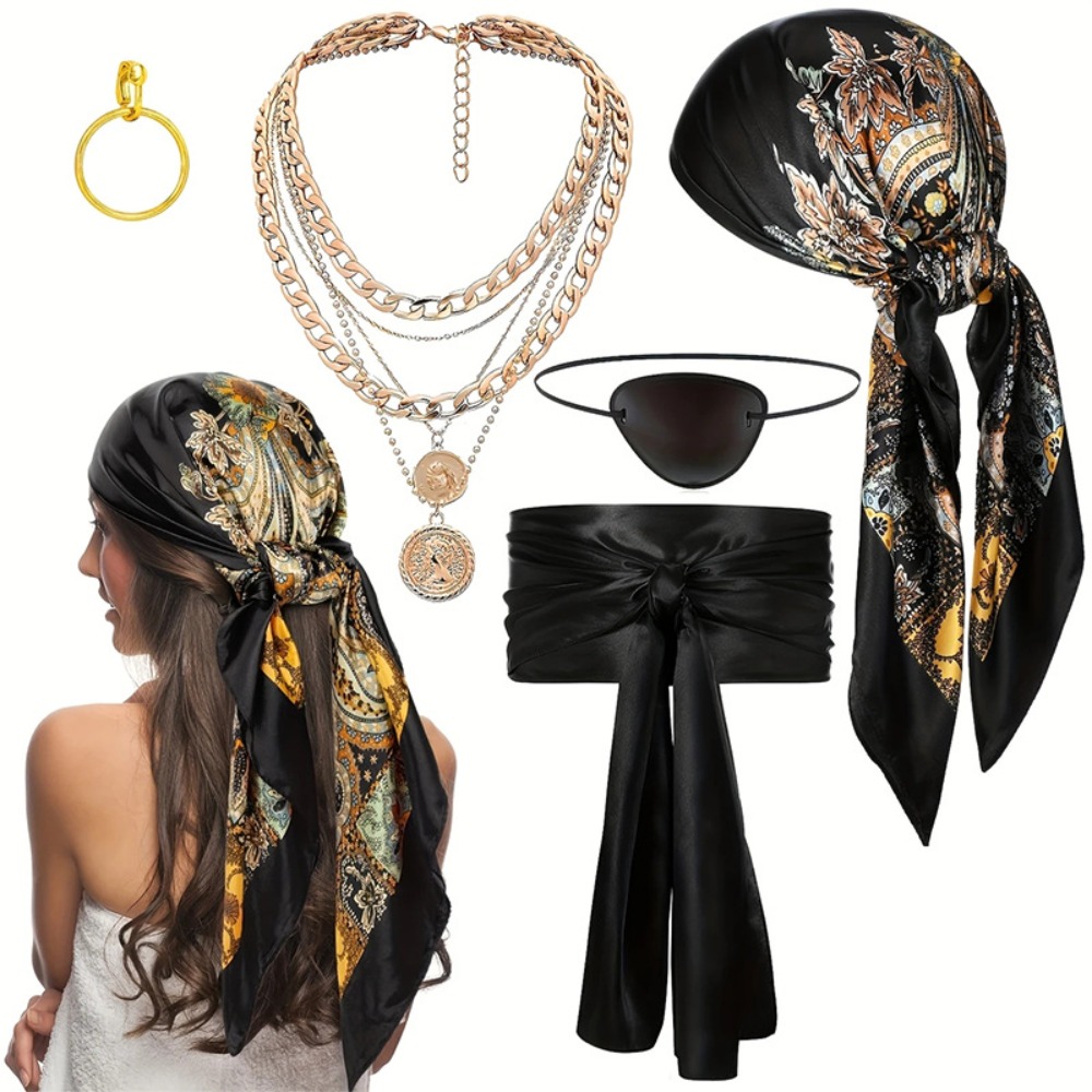 Pirate Costume Accessory Set 5 - Women'S Essential Accessories reseña y precio